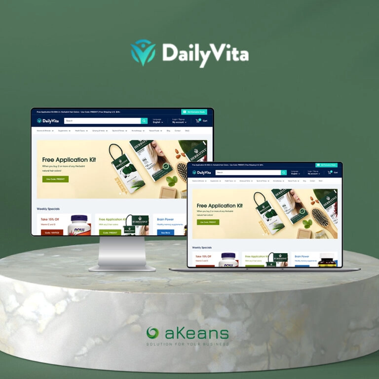 Daily Vita website