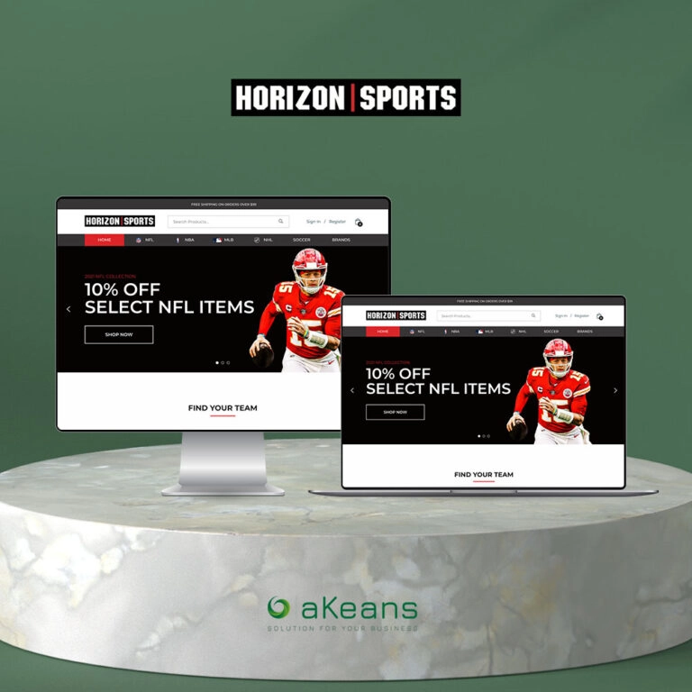 Horizon Sports website